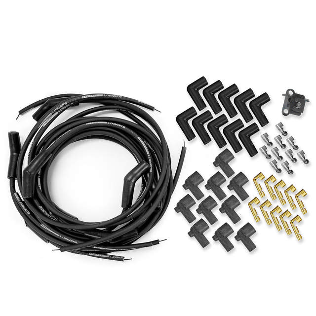 8mm SPARK PLUG WIRE SET - 135 DEGREE BOOTS - BIG BLOCK CHEVY / SBF