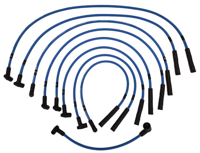 8.65mm SPARK PLUG WIRE SET - 180 DEGREE BOOTS - SMALL BLOCK CHRYSLER