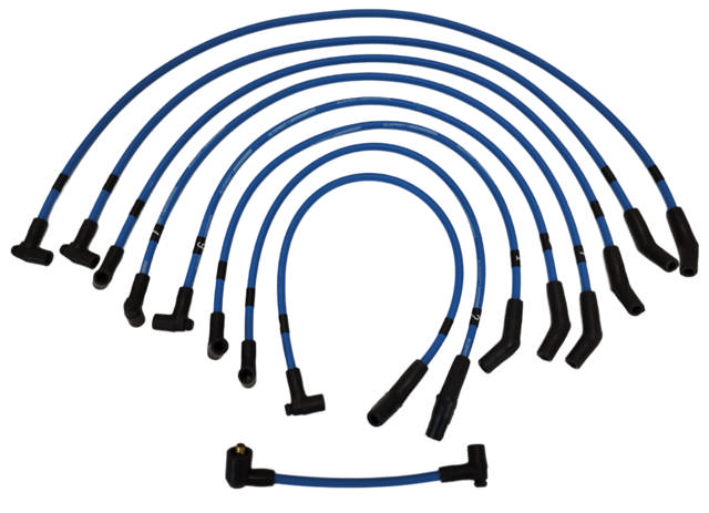 8.65mm SPARK PLUG WIRE SET - 135 DEGREE BOOTS - SMALL BLOCK FORD