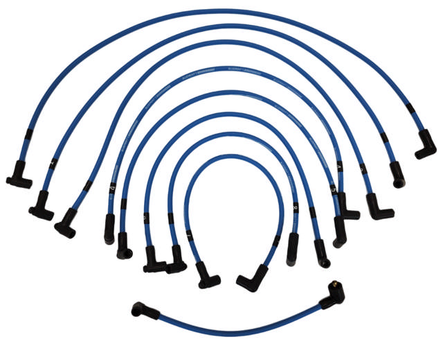 8.65mm SPARK PLUG WIRE SET - 90 DEGREE BOOTS - SMALL BLOCK CHEVY