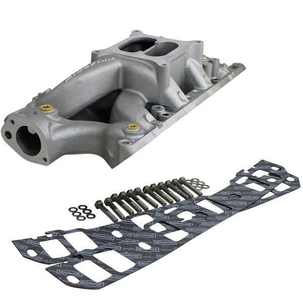 BluePrint Engines SBF 302 Intake Manifold Kit - Dual Plane - Aluminum - Natural - Square Bore - Ford - Small Block 302