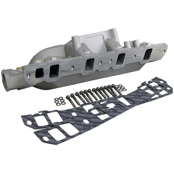 BluePrint Engines SBF 302 Intake Manifold Kit - Dual Plane - Aluminum - Natural - Square Bore - Ford - Small Block 302