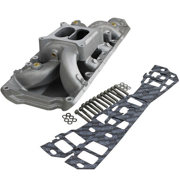 BluePrint Engines SBF 302 Intake Manifold Kit - Dual Plane - Aluminum - Natural - Square Bore - Ford - Small Block 302