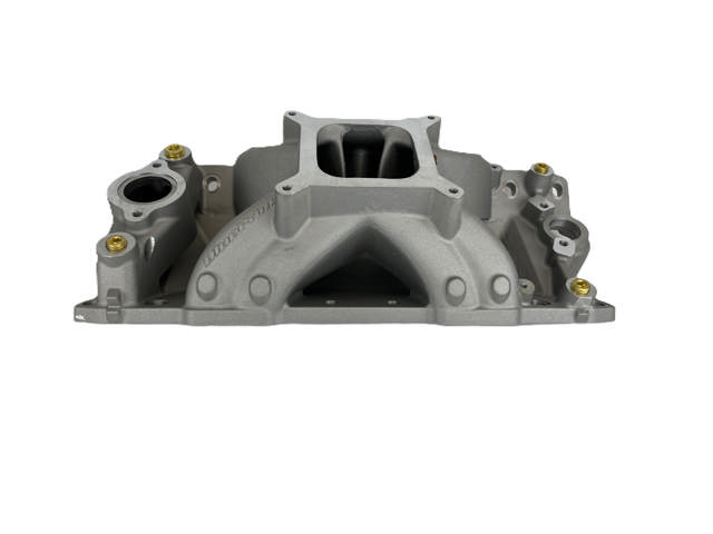 Single Plane - Natural Aluminum Intake Manifold - Pro Series - GM Small Block Compatible,427/454