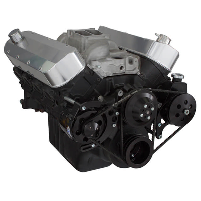 BBC (STD DECK) FRONT ACCESSORY DRIVE - V-BELT W/ ALT - PS - WP - BRACKETS - BOLTS