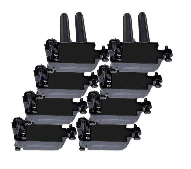 GEN III HEMI COMPATIBLE IGNITION COIL - 2006+ - PACK OF 8 - IGNITION COIL PACK - COIL-ON-PLUG - EPOXY COIL - BLACK - CHRYSLER - DODGE - RAM - HEMI