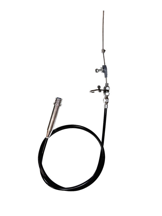 Cable Kit - Chevy-GM 700R4 Transmission Kickdown - Black