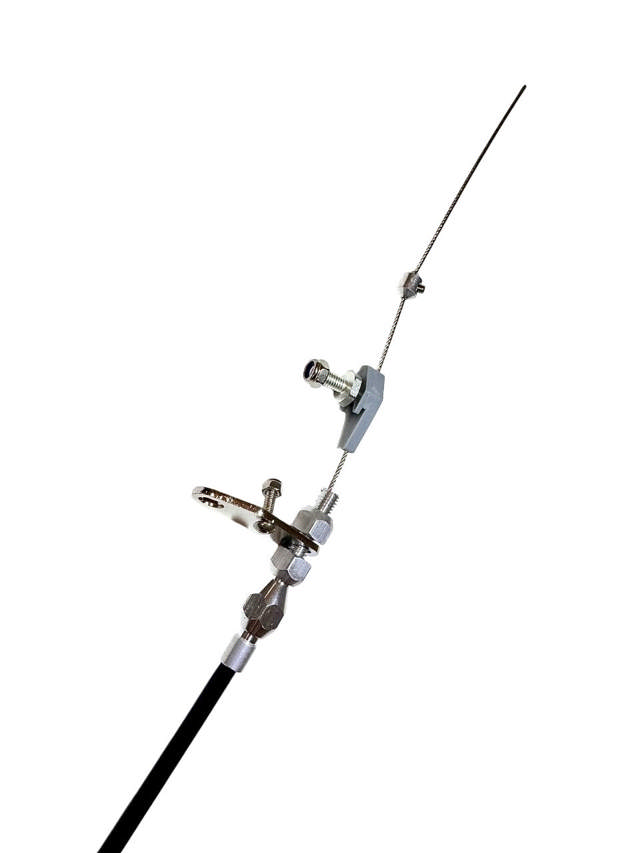 Cable Kit - Chevy-GM 700R4 Transmission Kickdown - Black