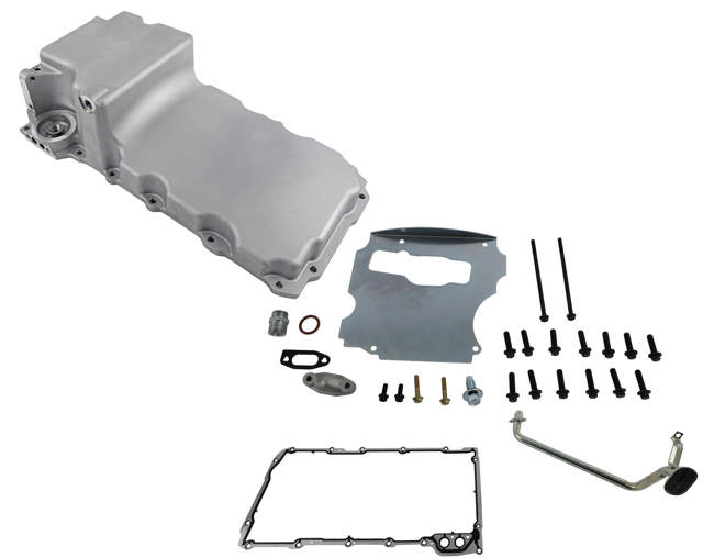 LS OIL PAN SWAP KIT - REAR SUMP OIL PAN KIT FOR MUSCLE CAR / TRUCK ENGINE SWAP