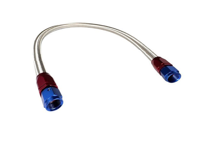 Carburetor to Pump Hose, Braided Stainless, Universal, 6AN, 30-inch, Assembled