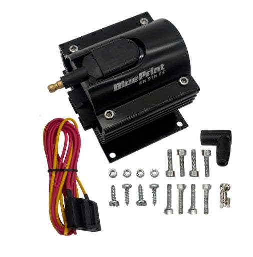 IGNITION COIL - EXTERNAL E-CORE - 50K VOLT - BLACK