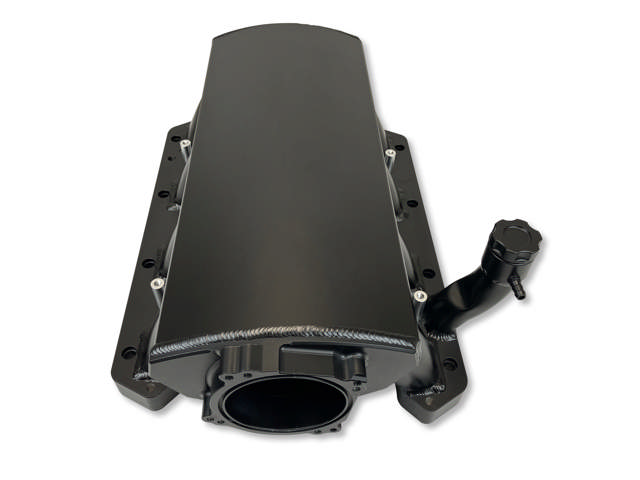 HEMI KIT - INTAKE MANIFOLD AND FUEL RAIL - GEN III HEMI 837252 EQUIVALENT - 92MM BORE - ALUMINUM - BLACK ANODIZED