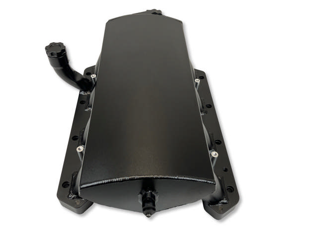 HEMI KIT - INTAKE MANIFOLD AND FUEL RAIL - GEN III HEMI 837252 EQUIVALENT - 92MM BORE - ALUMINUM - BLACK ANODIZED