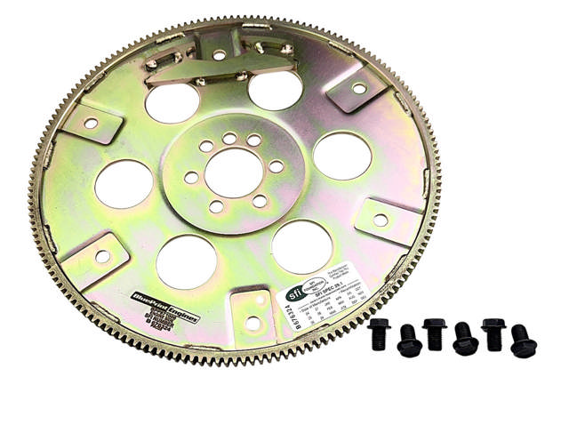 SB CHEVY V8 1-PIECE REAR MAIN SEAL 168 TOOTH 14 INCH FLEXPLATE SFI