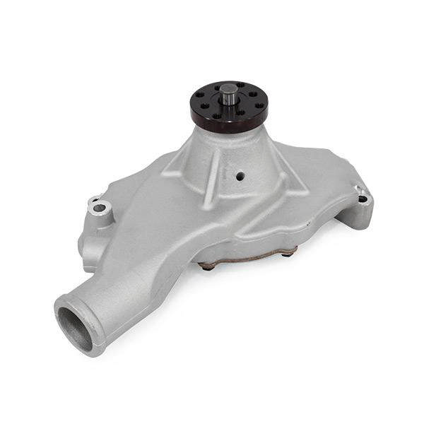 ALUMINUM MECHANICAL WATER PUMP - CHEVY BB - SHORT - STANDARD ROTATION - SATIN
