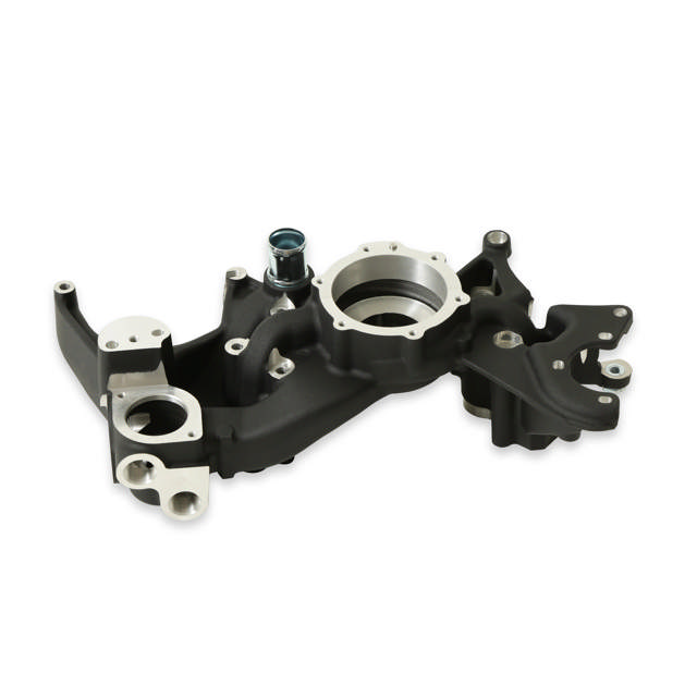 Holley LS Cooling Manifold Black - Water Pump
