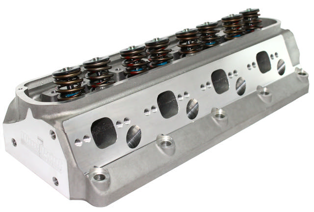 SB FORD ALUMINUM CYLINDER HEAD - 190CC - PEDESTAL MOUNT - ASSEMBLED